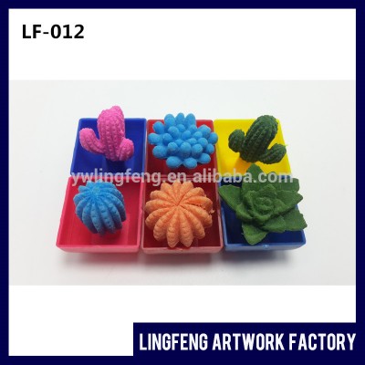 LF-012 linkfun EVA growing cactus shape yiwu toys factory cactus toy