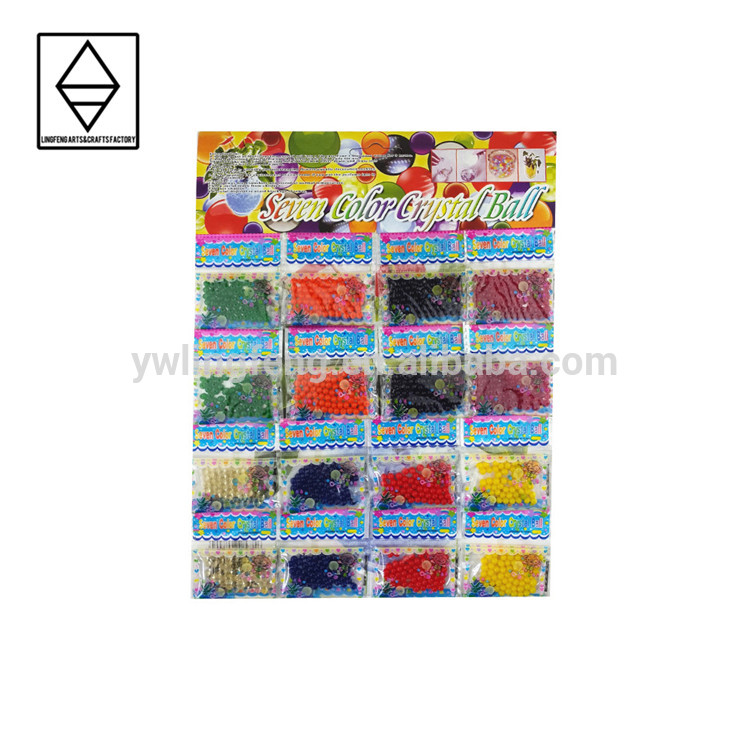 LF-103-16 linkfun 3.0-3.5 mm hydro gel water bead hydro gel water bead absorbent polymer crystal soil