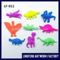 LF-011 linkfun Factory supply 3*5cm eva toys dinosaurs shape water growing animal toy