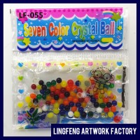 LF-055 linkfun 100 balls/bag 2.5-3.0mm Sodium Polyacrylate soil for plants jelly balls magic water beads